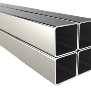 Zhongxuan tubos quadrados de aço inoxidável, vendas quentes de aço inoxidável sus304 para o transporte