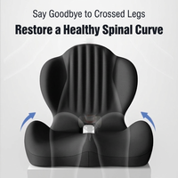 Coussin de siège en mousse à mémoire de forme intégrée 5 zones OEM d'usine avec soutien lombaire respirant et orthopédique pour soulagement de la pression du coccyx