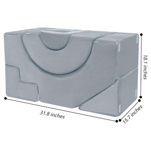 Canapé de jeu modulaire moderne en mousse pour enfants, ensemble de blocs d'escalade pour tout-petits, idéal pour le salon, mobilier pour enfants - Product Image 2
