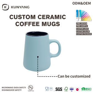 Taza <span class=keywords><strong>de</strong></span> Cerámica Cónica Mate Personalizada a <span class=keywords><strong>Precio</strong></span> <span class=keywords><strong>de</strong></span> Fábrica, Taza <span class=keywords><strong>de</strong></span> Café con Esmalte Interior en Contraste <span class=keywords><strong>de</strong></span> Dos Tonos Mate, Proveedor <span class=keywords><strong>de</strong></span> Cerámica - Product Image 4