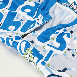 Maillot de cyclisme unisexe à imprimé intégral, logo personnalisé, ultra léger, maille respirante, manches courtes, pour le cyclisme en plein air - Product Image 3