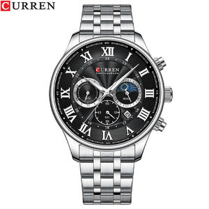 CURREN 8427 Fashion Man Wristwatch Luxury Stainless Steel Band Business Clock Waterproof Chronograph Original <b>Men</b> <b>Watch</b> for Male - Product Image 5