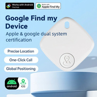 Sualio Tag Localisateur universel double système Bluetooth 5.0 pour Apple Android IOS/Android, dispositif anti-perte pour animaux de compagnie, Google Wallet