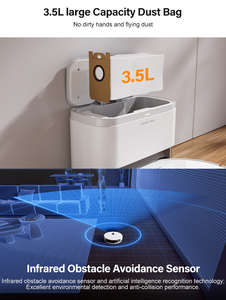 Teendow Robot Hút Bụi Thông Minh Tự Động Tự Làm Sạch Máy Lau Nhà Hộ Gia Đình Khô Ướt Bàn Chải Hút Robot Hút Bụi - Product Image 6