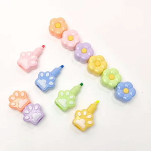 GF Phim Hoạt Hình Dễ Thương Highlighter Bút Stackable Kawaii Đánh Dấu Bút Hoa Hình Dạng Trẻ Em Mini Tô Màu Cho Văn Bản Vẽ Nguồn Cung Cấp - Product Image 6