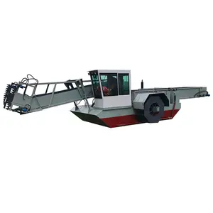 Aquatic plant harvester water grass picking machine for water cleaning