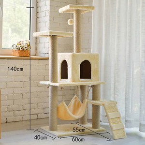 Commercio all'ingrosso di animali prodotti del negozio big <span class=keywords><strong>cat</strong></span> tree house torre con muuse giocattoli per petty amore gatto arrampicata sport casa dell'animale domestico - Product Image 3