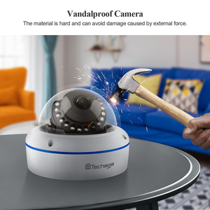 Techage Chất lượng cao 5MP IP NVR <span class=keywords><strong>32</strong></span> kênh an ninh Hệ thống Camera POE phát hiện chuyển động được xây dựng trong mic góc rộng đêm đám mây - Product Image 5