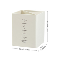 OEM/ODM bureau bureau organisateur maquillage brosse conteneur papeterie boîte de rangement en plastique crayon porte-stylo