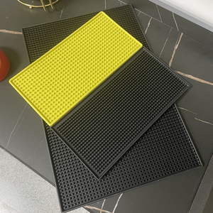แผ่นรองเคาน์เตอร์บาร์ PVC กันน้ำ ขนาด 18x12 นิ้ว สีดำ ขายตรงจากโรงงาน เป็นมิตรกับสิ่งแวดล้อม ทันสมัย สำหรับอุปกรณ์บาร์ - Product Image 5