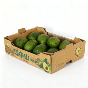 Scatola Regalo per Frutta in Cartone Ondulato Ecologica Personalizzata, Scatola Pieghevole in Carta Kraft per Frutta Mista, Verdure e Uva - Product Image 6