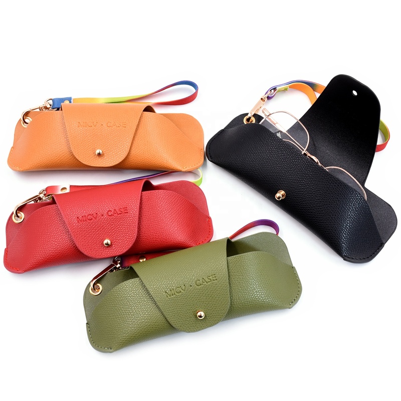 Bestpackaging Portable Leather Sunglasses Holder Eyewear