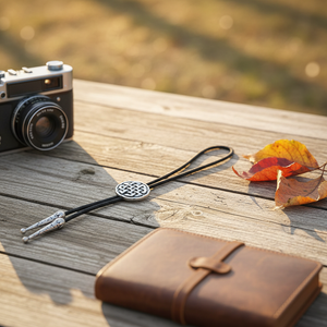 Corbata Bolo con Logotipo Personalizado, Corbata Vaquera Occidental Grabada - Product Image 1
