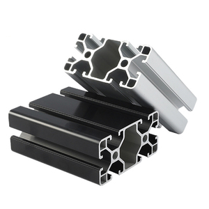 Hồ Sơ đùn nhôm công nghiệp nhẹ 4040 t-slot Bạc và đen <span class=keywords><strong>anodized</strong></span> cung cấp dịch vụ xử lý bổ sung - Product Image 4