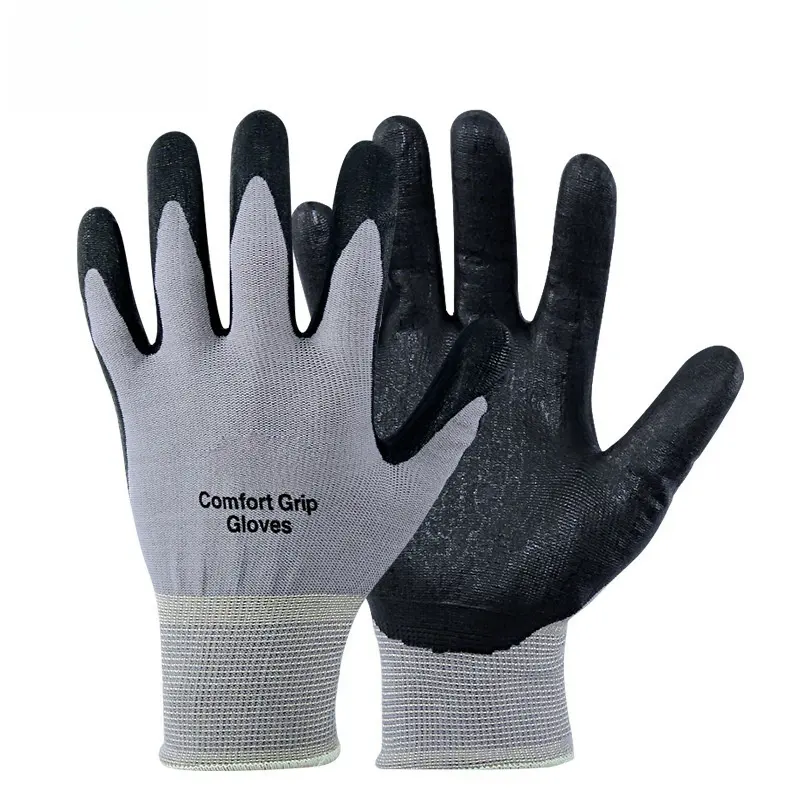 Sarung tangan profesional Anti selip, sarung tangan profesional pelindung tenaga kerja, karet Anti selip, penjualan langsung pabrik