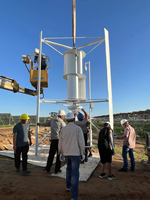 Système d'alimentation par éolienne à axe vertical 1kw 3kw 20kw Système de turbine éolienne en réseau 1200w Prix compétitif Production d'énergie éolienne