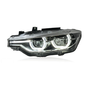 Fari LED SJC Auto con Tre Colori Commutabili per <span class=keywords><strong>BMW</strong></span> <span class=keywords><strong>Serie</strong></span> <span class=keywords><strong>3</strong></span> F30 F31 F35 2012-2018, Luci Diurne Bianche, Gialle e Ambra - Product Image 4