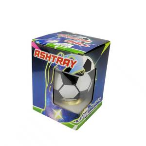 Cendrier en résine motif football, grande taille, avec couvercle, pour la maison, l'hôtel, le bar - Product Image 5