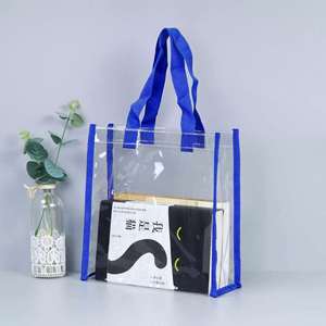 Summer Transparent Clear Pvc <b>Plastic</b> <b>Tote</b> Bag Jelly Travel Shoulder Beach Bags With Custom Printed Logo - Product Image 3