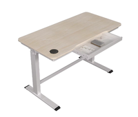 Bureau debout électrique à double moteur réglable en hauteur, mobilier de bureau moderne, bureau informatique assis-debout pour la vente en gros