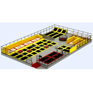 Parque de Trampolines Profesional Personalizado, <span class=keywords><strong>Piscina</strong></span> de Pelotas Suaves, Gimnasio, Entrenamiento de Salto, Equipo de Juegos Interior para Escuelas - Product Image 4