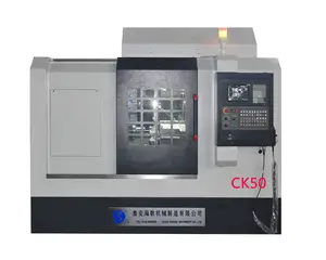 High Accuracy Light Duty Best Cnc Lathe For Hard Turning CK50