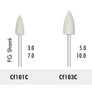 Burs per lucidatura in silicone per materiali compositi in lega di metallo Ceranics - Product Image 3