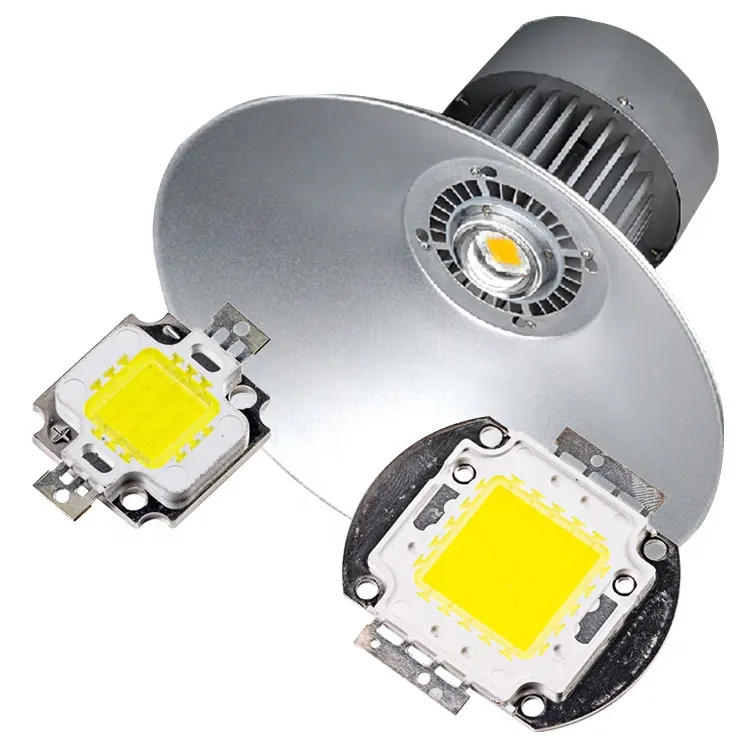 رقاقة متكاملة عالية الطاقة 100 واط COB LED 80 واط White COB LED مع حلول تصميم دوائر الإضاءة بشهادة CE ROHS