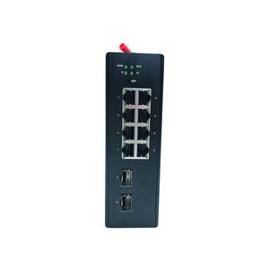 ZC-S2010MG Industrial <b>Ethernet</b> <b>Switch</b> 2*(SFP)+8*(RJ45) Management Zikun DC/AC Powered FTTX Use with PoE Support - Product Image 4