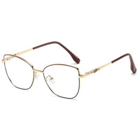 Nouvelles lunettes de soleil unisexes 2025 – Monture métallique polyvalente demi-cerclée œil-de-chat, polarisées, protection UV, confortables et tendance