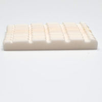 5 String Bass Bone Nut 45.8* 3 *67mm Slotted Top Nut Natural Bone Replacement Electric Bass Guitar Parts Durable Stable String