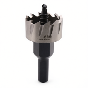 Scie cloche HSS Ttake 38 mm fabriquée en Italie pour le perçage du métal et du bois - Product Image 2