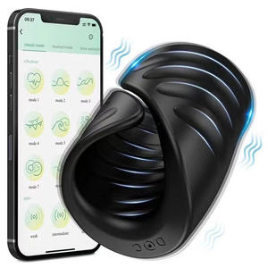 Erkek Mastürbatör Mastürbasyon Kupası Penis Eğitim Vibratörü APP Kontrollü Titreşimli Seks Oyuncağı Stroker Glans Eğitmen Stimülatör Vajina - Product Image 1