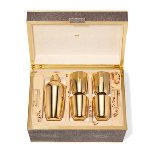 Elegante Caja de Regalo de Cuero Ecológica, Caja de Embalaje de Doble Puerta de Alta Gama, Caja para Regalos de Navidad, Pasteles de Luna, Chocolate y Champañ<span class=keywords><strong>a</strong></span> - Product Image 4