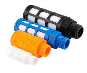 Silenziatore Pneumatico in Plastica <span class=keywords><strong>Serie</strong></span> SU, Silenziatore per Linea d'Aria con Filettatura Maschio, Colore Arancione Blu, Misure 1/8 1/4 3/8 1/2 - Product Image 3