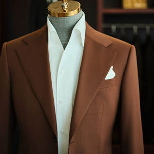 ชุดสูทผู้ชายผ้าขนสัตว์สั่งตัดระดับสูงสุด สำหรับงานทางการและโอกาสพิเศษระดับ VIP ขององค์กร - Product Image 2