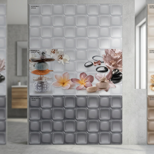 Modern Glossy Ceramic <b>Wall</b> Tiles 300x600 mm 3D Design 10mm Thick for Kitchen Construction Projects - Product Image 3