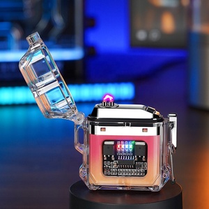 Meilleur prix boîte colorée <span class=keywords><strong>Smok</strong></span> Shop revêtement transparent double arc USB briquet électrique type-c charge rapide - Product Image 2