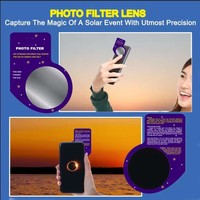 Lentille photo solaire 3D personnalisée en carton pour smartphone, matériel VR, vente en gros