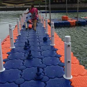 Pontons Flottants en Plastique, Pont Modulaire en Cubes HDPE, Plateforme Flottante pour <span class=keywords><strong>Maison</strong></span> Bateau, Ponton Marin - Product Image 2