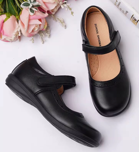 Zapatos Escolares Negros con Botones para Niñas, de 28 a 37 Yardas, Ideales para Viajes, Venta al Por Mayor - Product Image 3