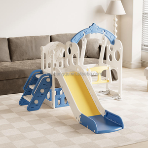 Vsuch Sân Chơi Trong Nhà Thiết Lập Cho Trẻ Em Trắng Nhựa Đu & Leo Núi Trượt Nhà Vườn Sử Dụng PE Chất Liệu Cho Daycare - Product Image 2