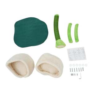 เตียงสำหรับปีนเขาต้นแมวหรูหรา6ชั้นขนาดใหญ่แพลตฟอร์มกระโดดดอกไม้หลายชั้นทันสมัยทำจากไม้ป่านศรนารายณ์สำหรับในร่มน่ารัก - Product Image 6