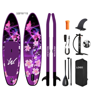 กระดานโต้คลื่นแบบเป่าลมขนาด 10'6" ยี่ห้อ Isup Surfboard, กระดานยืนพายแบบเป่าลมจากโรงงาน Sping Deer ขนาด 320 ซม. รุ่น All Round Sup ขนาด 10'6" Isup Surfboa - Product Image 5