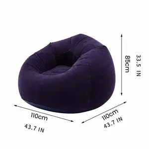 2023 individueller entspannsessel Beanbag Stuhl europäischer/asiatischer Stil klappbares Ecksofa Bett entspannender aufblasbarer runder Sitzsofa