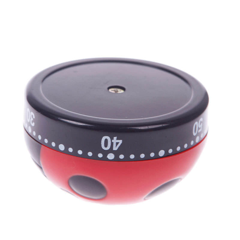 Cute Ladybird 60 Minute Kitchen Lovely Timer Ladybug Timer Easy Operate Kitchen Useful Cooking Ladybird Shape Kitchen Tools
