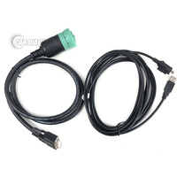 Câble de diagnostic AG CF JD EDL V3, liaison de données électronique, agriculture, chargeur, construction, équipement lourd, outil de réparation, USB 12-24V