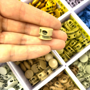 بيع بالجملة سدادة معدنية نهاية تبديل مشبك مشبك مزدوج الفتحة سدادات معدنية سبيكة تبديل أقفال الحبل - Product Image 5