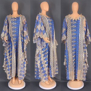 CCY 2023 Nueva Ropa Africana para <span class=keywords><strong>Mujer</strong></span>, Burka Larga Holgada, Vestidos Musulmanes Modestos de Talla Grande, Vestidos Étnicos Islámicos, Abaya - Product Image 3