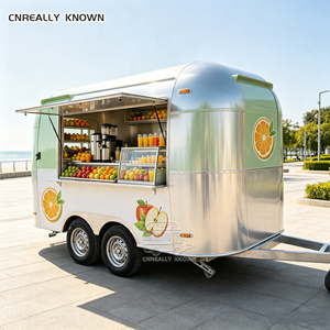 Remorque à kebab de qualité supérieure, food truck pour smoothies de qualité restaurant, cuisine de traiteur certifiée DOT - Product Image 5